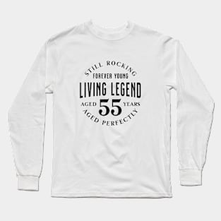 55th Birthday: Celebratory Ideas & Quotes for Mum and Dad Long Sleeve T-Shirt